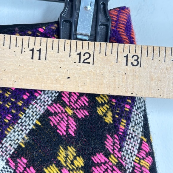 VTG Handmade Patchwork Maxi Skirt 26 Waist Full Button Granny Cottage Boho Quilt - Picture 7 of 8